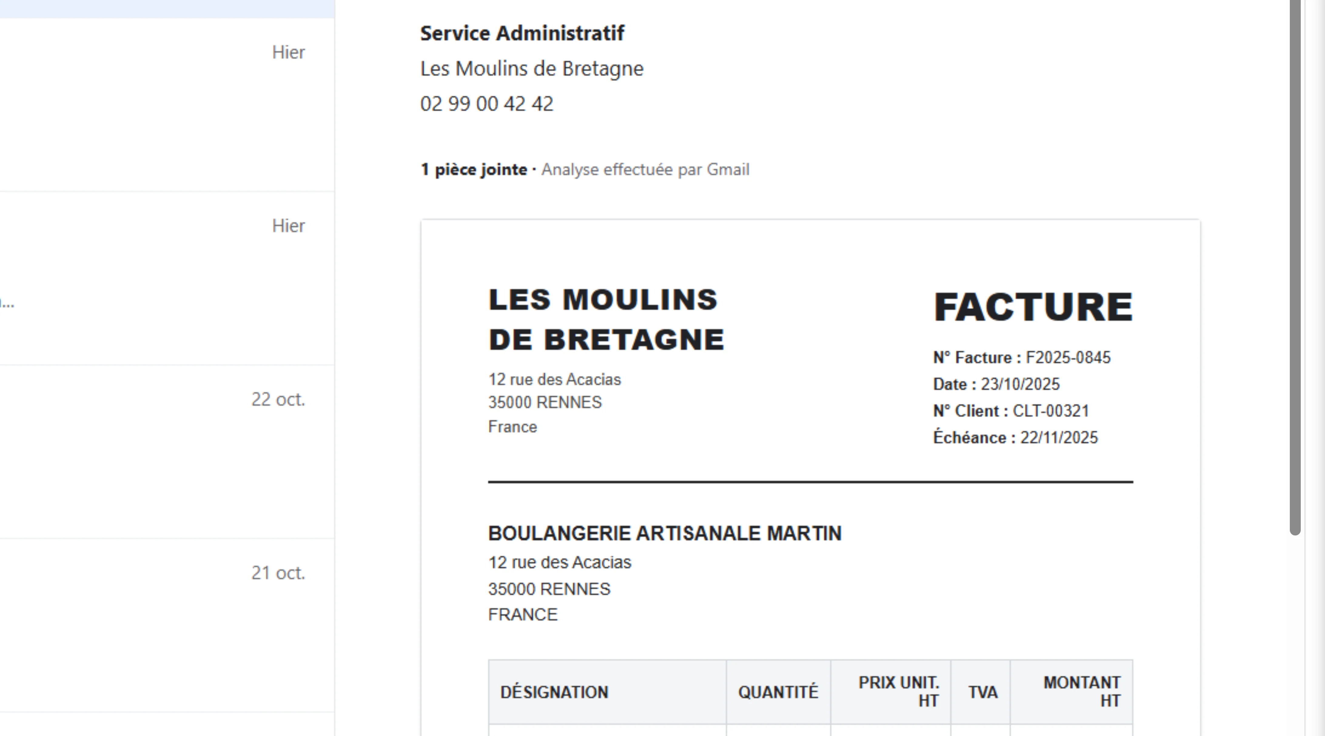 Zéro relance. Les factures viennent d'elles-mêmes.